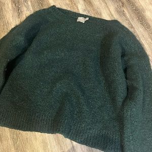 Asos green sweater. Super cute